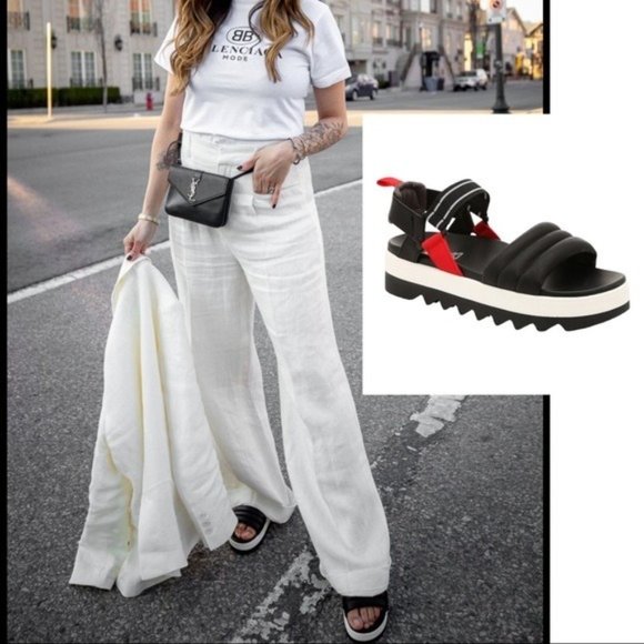 COUGAR Pippy Platform Comfort Sandal in Black - Size 10 NEW - Picture 1 of 13